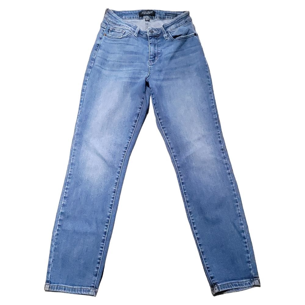 Judy Blue Medium Wash Boyfriend Fit Denim Jeans Womens  Size 3/26 Style 88720